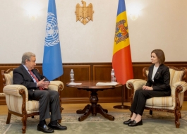 President Sandu met with UN Secretary-General António Guterres: "We want to build a safer and better world for all"