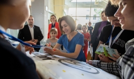 Președinta Maia Sandu a participat la Finala FIRST LEGO League Challenge și a înmânat premii pentru echipele câștigătoare ale competiției