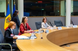 President Maia Sandu held talks in Brussels with Charles Michel, President of the European Council