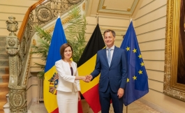 The Head of State discussed the Moldovan-Belgian relations with Belgian Prime Minister Alexander De Croo