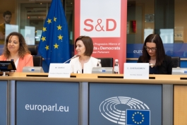 Președinta Maia Sandu s-a întâlnit cu reprezentanții mai multor grupuri politice din Parlamentul European