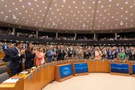 Discursul Președintei Maia Sandu în plenul Parlamentului European