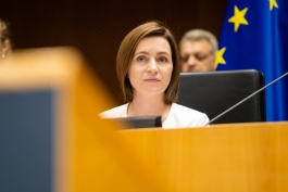 Discursul Președintei Maia Sandu în plenul Parlamentului European