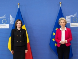 President Maia Sandu discussed with Ursula von der Leyen, President of the European Commission