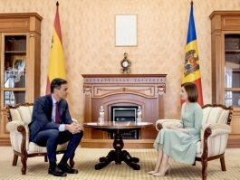 Președinta Maia Sandu a discutat cu Președintele Guvernului Regatului Spaniei, Pedro Sánchez