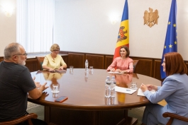 Șefa statului a întâlnit cu managerul cultural Marat Ghelman