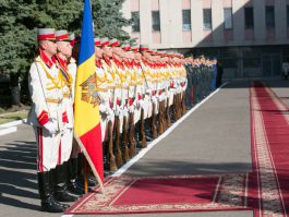 Președintele Nicolae Timofti a participat la ceremonia dedicată aniversării a 23 de ani de la crearea Armatei Naționale