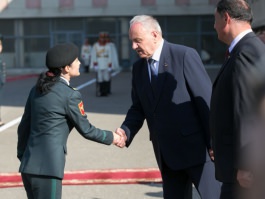 President Nicolae Timofti attended a festivity dedicated to the 23rd anniversary of the National Army