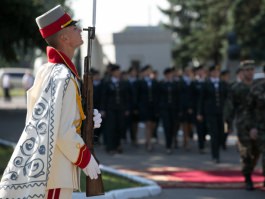 President Nicolae Timofti attended a festivity dedicated to the 23rd anniversary of the National Army