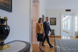 President Maia Sandu, in Warsaw: "Poland remains a reliable partner of the Republic of Moldova, with which we wish to further develop good cooperation"