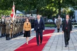 President Maia Sandu, in Warsaw: "Poland remains a reliable partner of the Republic of Moldova, with which we wish to further develop good cooperation"