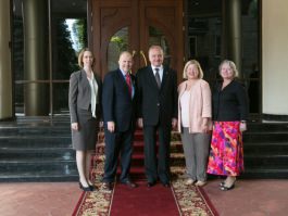 Moldovan president awards order of honour to U.S. ambassador