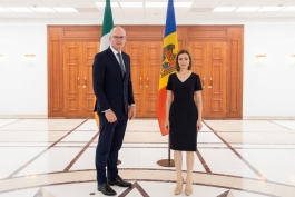 President Maia Sandu discussed Moldovan-Irish relations with the Minister of Foreign Affairs and Defense of Ireland