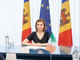 President Maia Sandu discussed Moldovan-Irish relations with the Minister of Foreign Affairs and Defense of Ireland