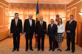 Moldovan president receives accreditation letters from four ambassadors