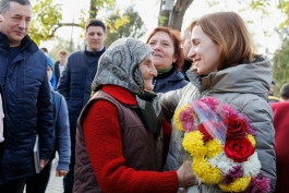 Президент Майя Санду посетила села поймы Прута