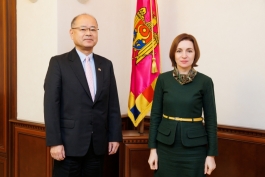 The Head of State met with Japanese Ambassador to Moldova Yoshihiro Katayama at the end of his mandate in our country