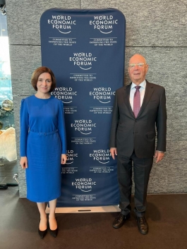 President Maia Sandu met with Professor Klaus Schwab, Executive Chairman of the World Economic Forum