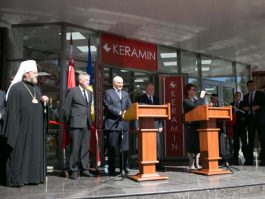 Președintele Republicii Moldova, Nicolae Timofti, și președintele Republicii Belarus, Alexandr Lukașenko, au participat la inaugurarea Centrului comercial Keramin 