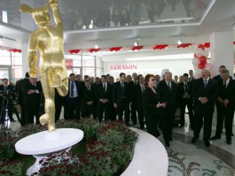 Președintele Republicii Moldova, Nicolae Timofti, și președintele Republicii Belarus, Alexandr Lukașenko, au participat la inaugurarea Centrului comercial Keramin 