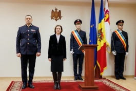 Șefa statului i-a felicitat pe ofițerii Serviciului de Protecție și Pază de Stat cu prilejul Zilei profesionale