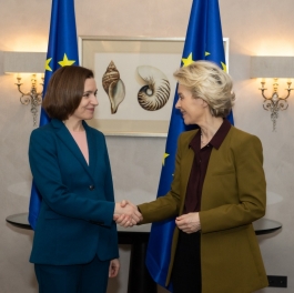 Șefa statului a avut o întrevedere cu Ursula von der Leyen, Președinta Comisiei Europene
