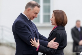 Moldovan-Polish relations discussed in Warsaw by President Maia Sandu and President Andrzej Duda