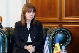 Șefa statului s-a întâlnit astăzi la Chișinău cu Președinta Republicii Elene, Katerina Sakellaropoulou