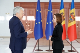 Președinta Maia Sandu a avut o întrevedere cu Didier Reynders, Comisarul european pe justiție