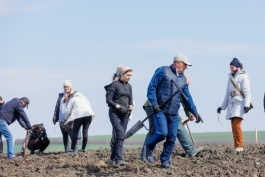 Șefa statului a marcat Ora Pământului plantând copaci