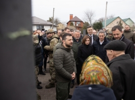  Президент Майя Санду вместе с Президентом Зеленским и другими главами государств и правительств почтили память погибших в Буче