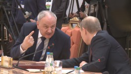 Moldovan president attends summit in Minsk