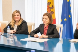 Șefa statului a discutat despre cooperarea în cadrul Parteneriatului Estic cu reprezentanții statelor membre UE