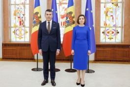 Președinta Maia Sandu a primit scrisorile de acreditare din partea a trei ambasadori desemnați 