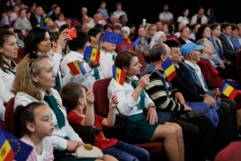 Președinta Maia Sandu a participat la inaugurarea sălii de concerte a Casei de Cultură din satul Puhoi, Ialoveni