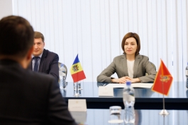Президент Майя Санду встретилась с Президентом Черногории Яковом Милатовичем