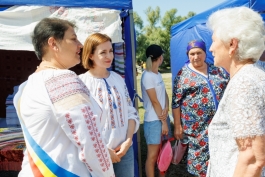 Глава государства приняла участие в фестивале Beleu Bio Fest в Слобозия Маре района Кахул