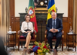 La Lisabona, Președinta Maia Sandu a discutat despre aprofundarea relațiilor bilaterale și sprijinul Portugaliei pentru aderarea Moldovei la UE