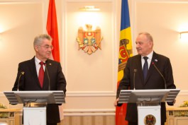 Президент Николае Тимофти встретился с президентом Австрийской Республики Хайнцем Фишером