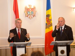 Moldovan president meets Austrian counterpart