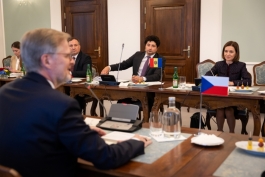 La Praga, șefa statului s-a întâlnit cu premierul ceh și cu liderii celor două camere ale legislativului 