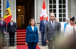Cooperarea moldo-elvețiană discutată la Berna de șefa statului și Președintele Alain Berset