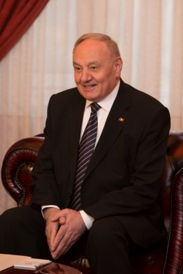 Moldovan president meets German foundation's chairman