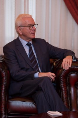 Президент Николае Тимофти встретился с председателем Фонда Конрада Аденауэра Хансом-Гертом Пёттерингом 