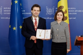 Președinta Maia Sandu, la depunerea mandatului Ministrului de externe, Nicu Popescu: „Am reușit să depășim obstacolele, să transformăm visul european într-o realitate palpabilă”