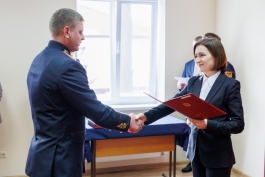 Șefa statului i-a felicitat cu prilejul Zilei profesionale pe angajații Serviciului de Protecție și Pază de Stat 