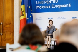 Președinta Maia Sandu s-a adresat cetățenilor și presei  în legătură cu importanța referendumului pentru aderarea Republicii Moldova la Uniunea Europeană