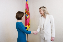 Președinta Maia Sandu s-a întâlnit cu Ministra olandeză a apărării, Kajsa Ollongren