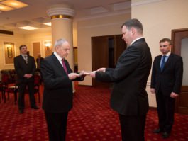 Președintele Nicolae Timofti a primit scrisorile de acreditare din partea a trei ambasadori