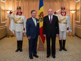 Moldovan president receives accreditation letters from three ambassadors